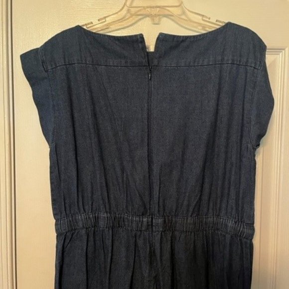 J. Crew denim jumpsuit NWT  Sz 10 - Picture 3 of 5